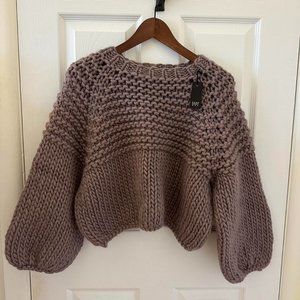 Good Night, Day hand knitted Highland Peruvian wool sweater